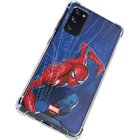 Marvel Spiderman World of Webs Galaxy S20 FE Clear Case